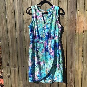Multi-color Sleeveless Dress
